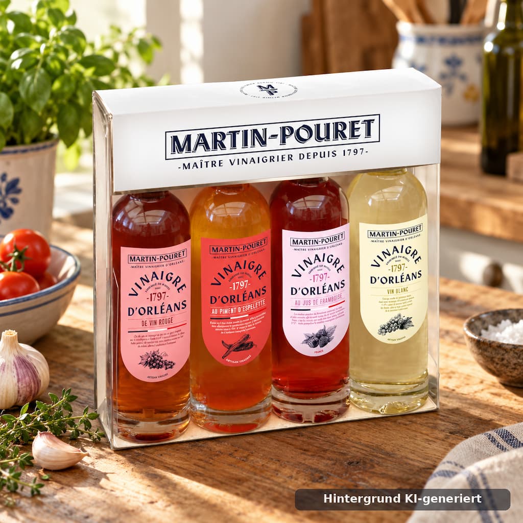 Essig-Box "Les Classiques" 4x10cl Martin Pouret