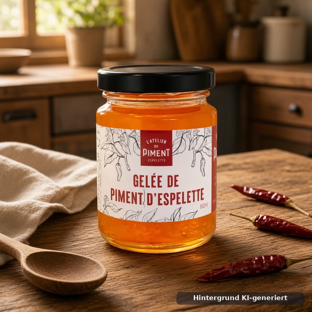 Gelée de Piment d'Espelette – Chili-Gelee 110g Atelier du Piment Atelier du Piment