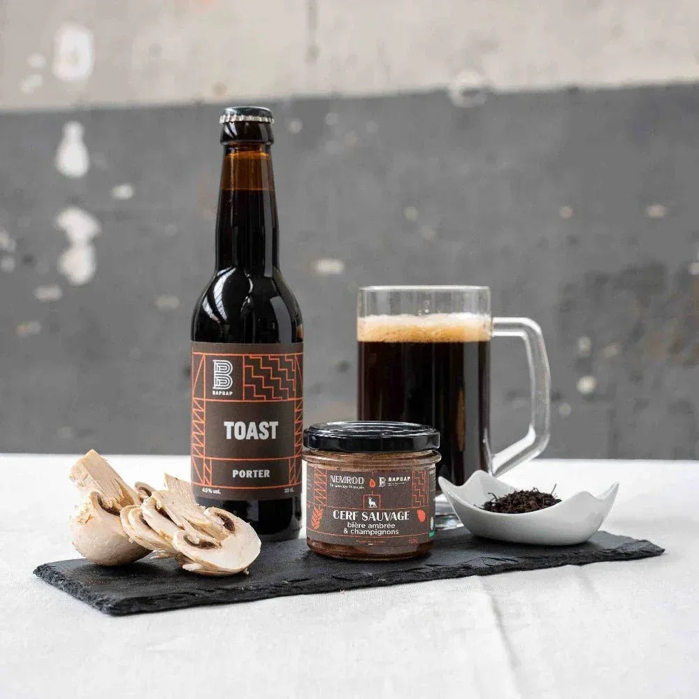 Hirschterrine mit dunklem Bier & Champignons - 100g - Nemrod - Maître Philippe & Filles