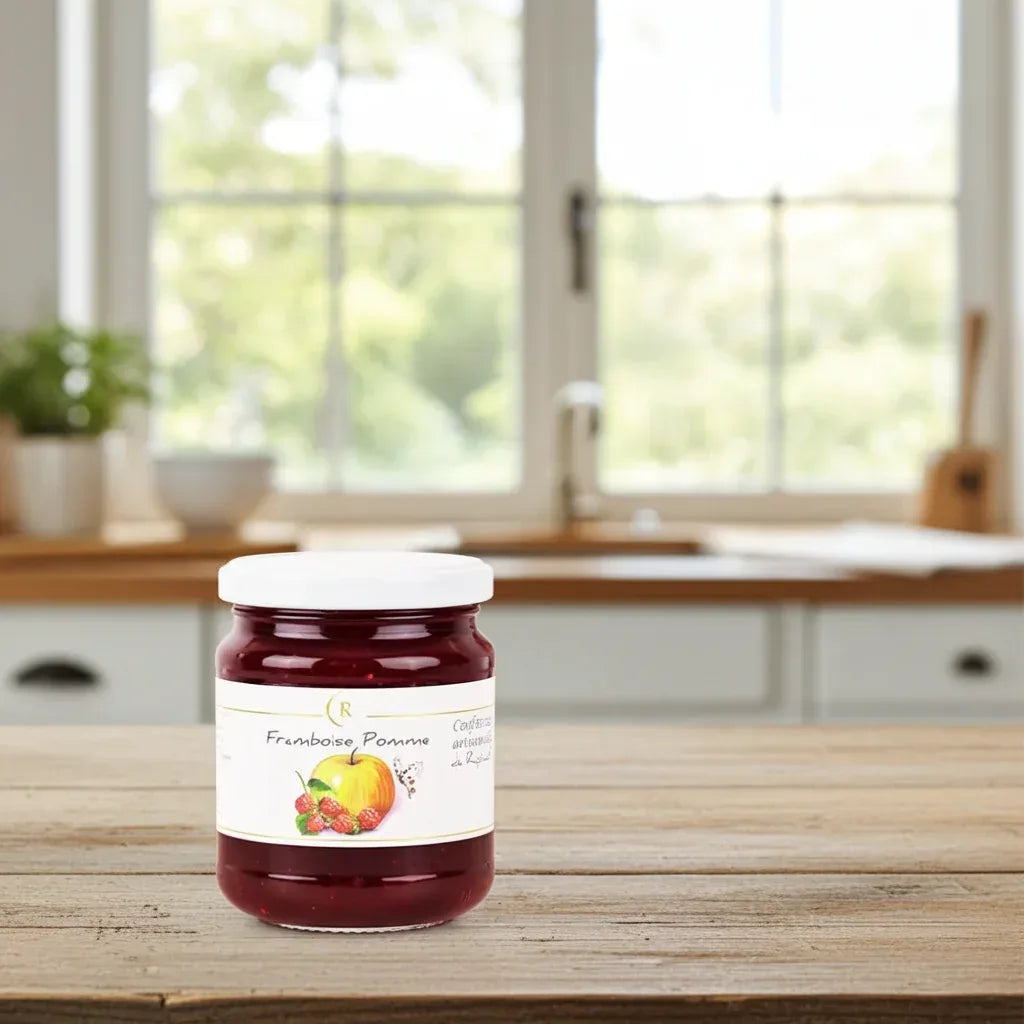 Himbeer-Apfel Konfitüre 250g - Confitures de Raphaël - Maître Philippe & Filles