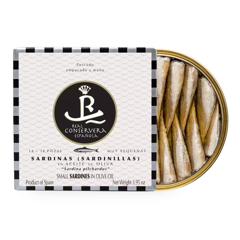 Sardinillas en Aceite de Oliva (Kleine Sardinen aus Galizien) - Real Conservera Española - Maître Philippe & Filles