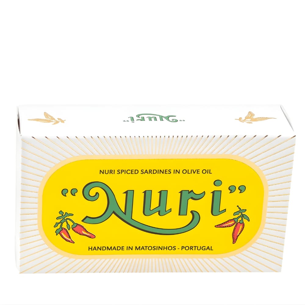 NURI Reserva 2022 – Spiced Sardines in Olive Oil (Pikante Jahrgangssardine) - Nuri - Maître Philippe & Filles