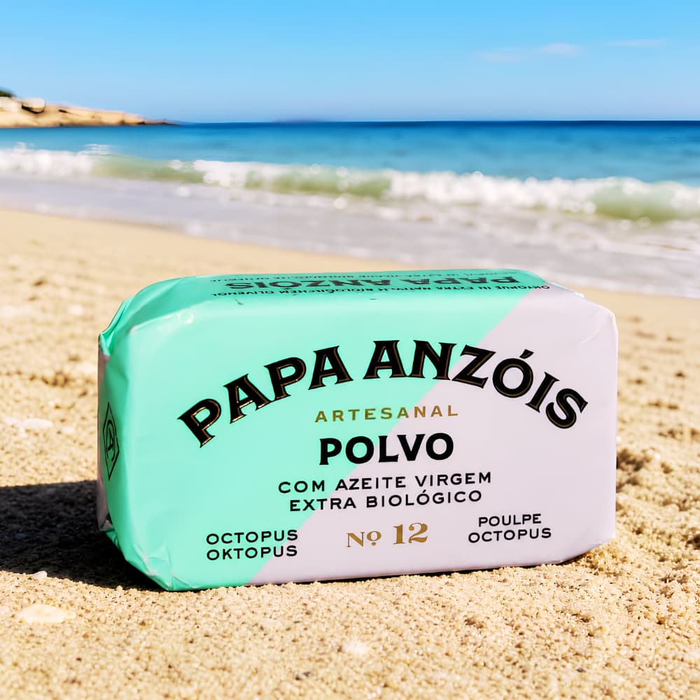 Oktopus aus der Algarve mit nativem Olivenöl extra (Papa Anzóis) 120g Conserveira do Arade