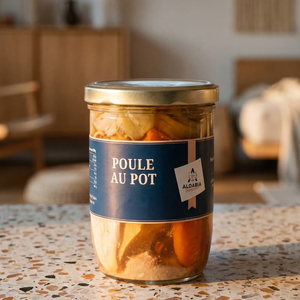 Poule au Pot – Der königliche Hühnereintopf 800g Maison Aldabia