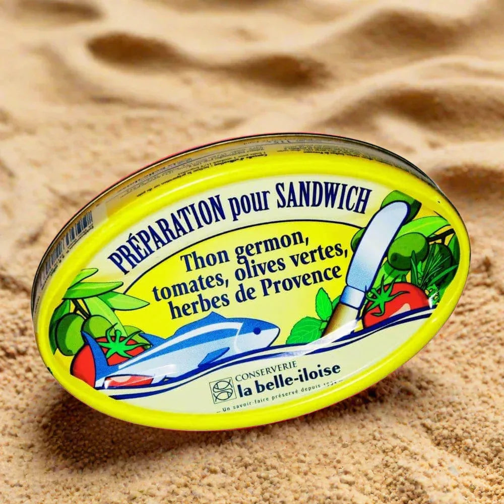 Sandwichcreme mit Thunfisch, Tomate, grünen Oliven, Kräutern der Provence - Belle Iloise - Maître Philippe & Filles