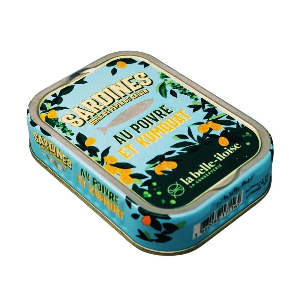 Sardine mit grünem Pfeffer und Kumquat in Traubenkernöl - Belle Iloise - Maître Philippe & Filles