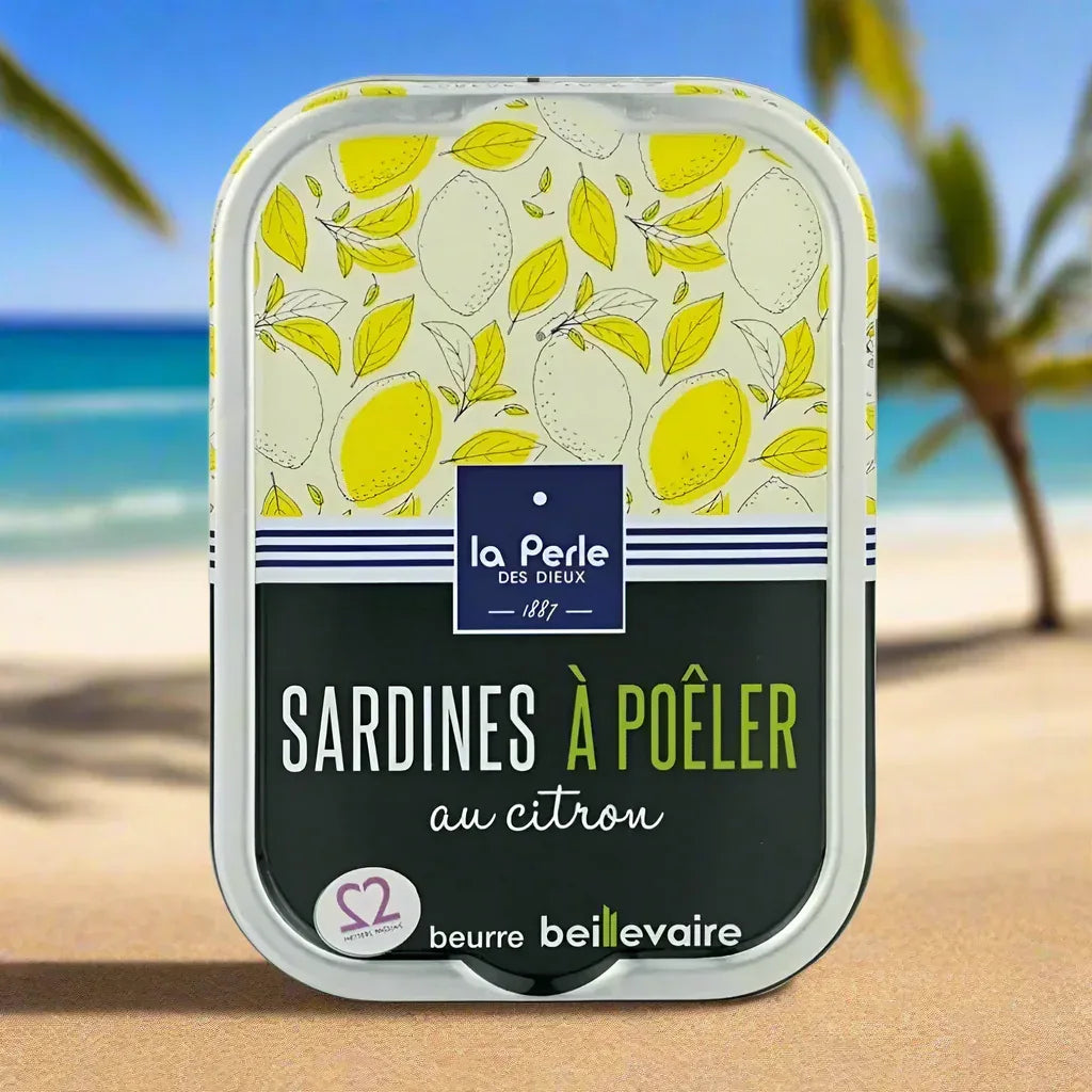 Sardinen zum Braten in Beillevaire Fassbutter mit Zitrone - Perle des Dieux - Maître Philippe & Filles