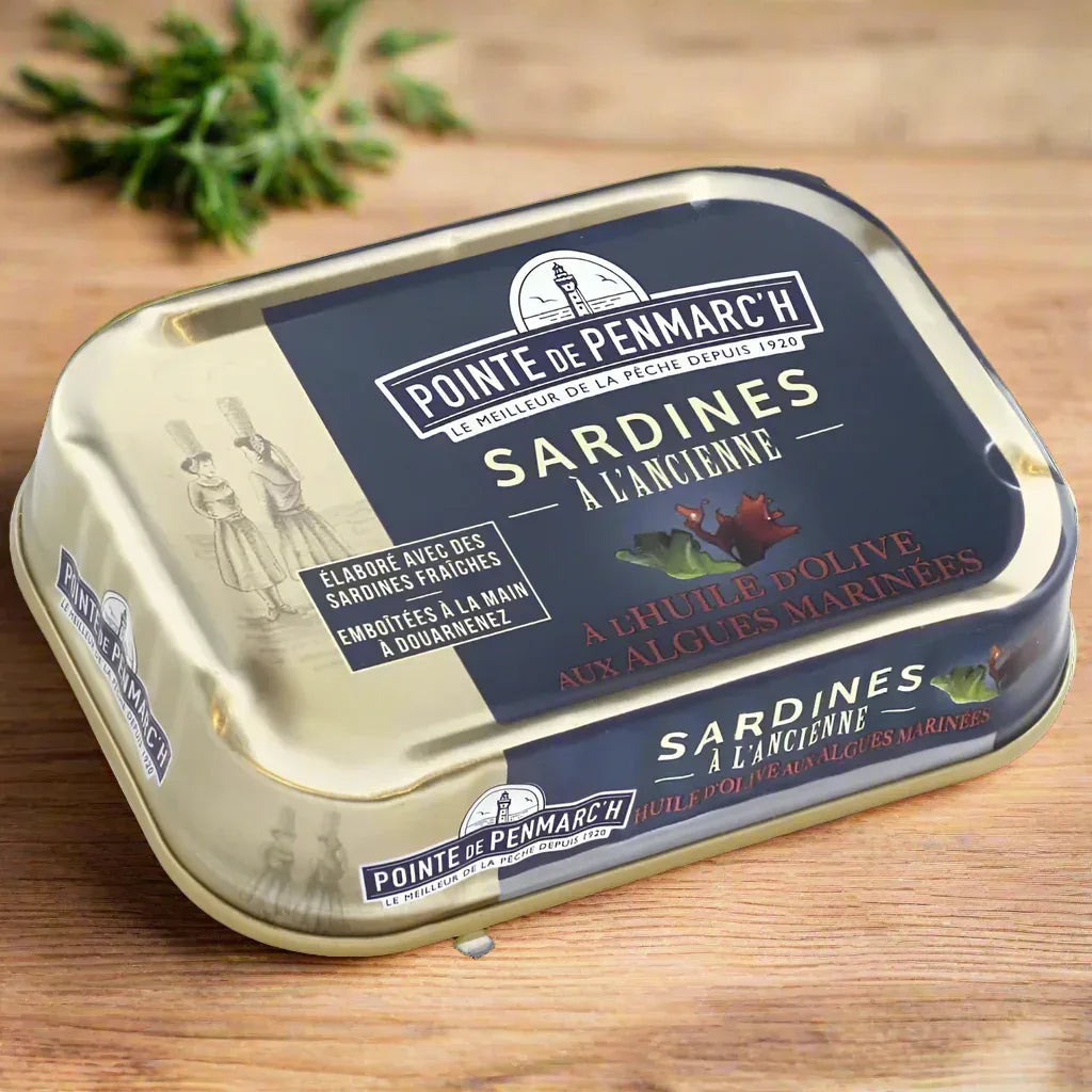 Sardinen mit Olivenöl und marinierten Algen - La Pointe de Penmarch - Maître Philippe & Filles