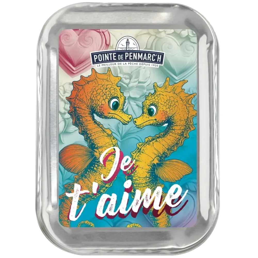 Sardinen in Olivenöl Vierge Extra "Ich liebe dich Seepferdchen ❤️" - La Pointe de Penmarch - Maître Philippe & Filles