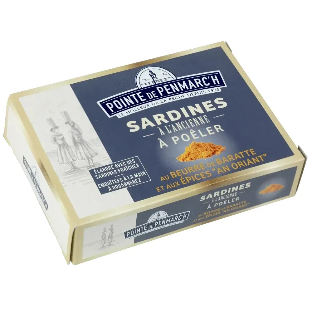 Sardinen zum Braten mit bretonischer Butter und orientalischen Gewürzen - La Pointe de Penmarch - Maître Philippe & Filles
