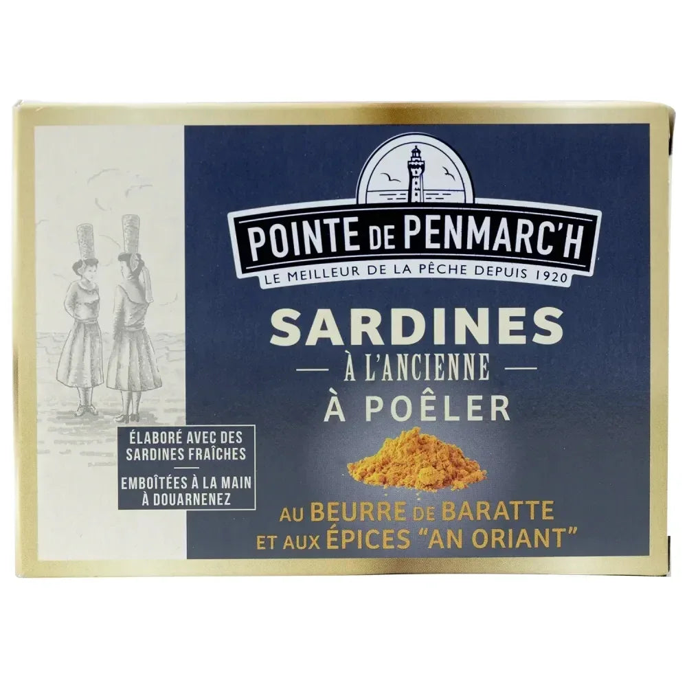 Sardinen zum Braten mit bretonischer Butter und orientalischen Gewürzen - La Pointe de Penmarch - Maître Philippe & Filles