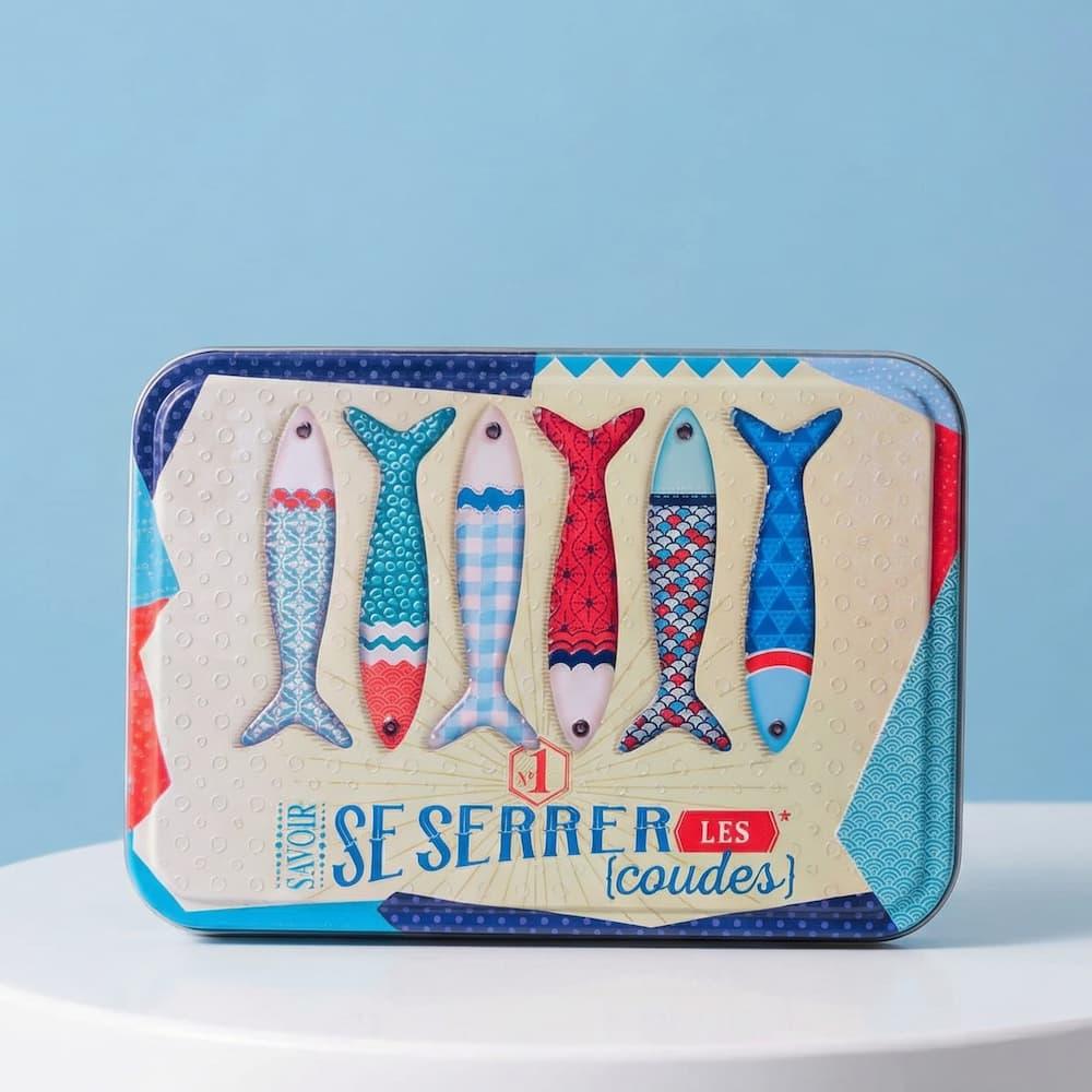 Bretonische Galettes und Palets "pur beurre" - Metalldosen 350g "La Mer" - Atelier D - Maître Philippe & Filles