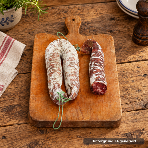 Saucisse Sèche with Liver 320g | Charcuterie Millas, Tarn