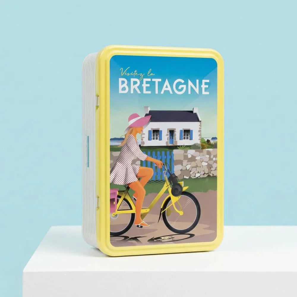 Bretonische Galettes und Palets "pur beurre" - Metalldosen 350g "La Bretagne" - Atelier D - Maître Philippe & Filles