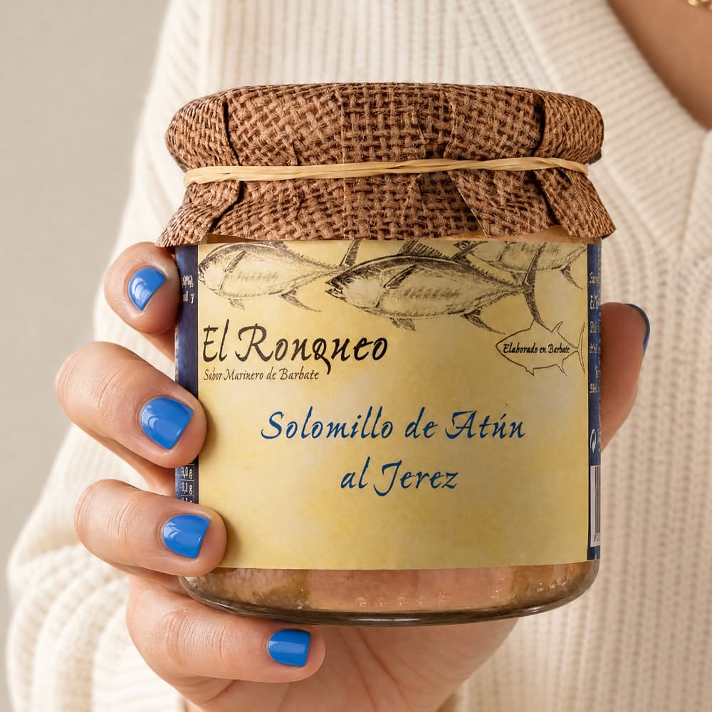 Solomillo de Atún al Vino de Jerez – Thunfischfilet in Sherrysauce (250 g) Conservas El Ronqueo