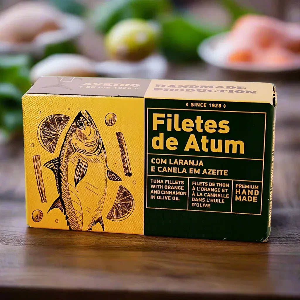 Thunfischfilets mit Orange und Zimt in Olivenöl - AveiroTuna - Maître Philippe & Filles