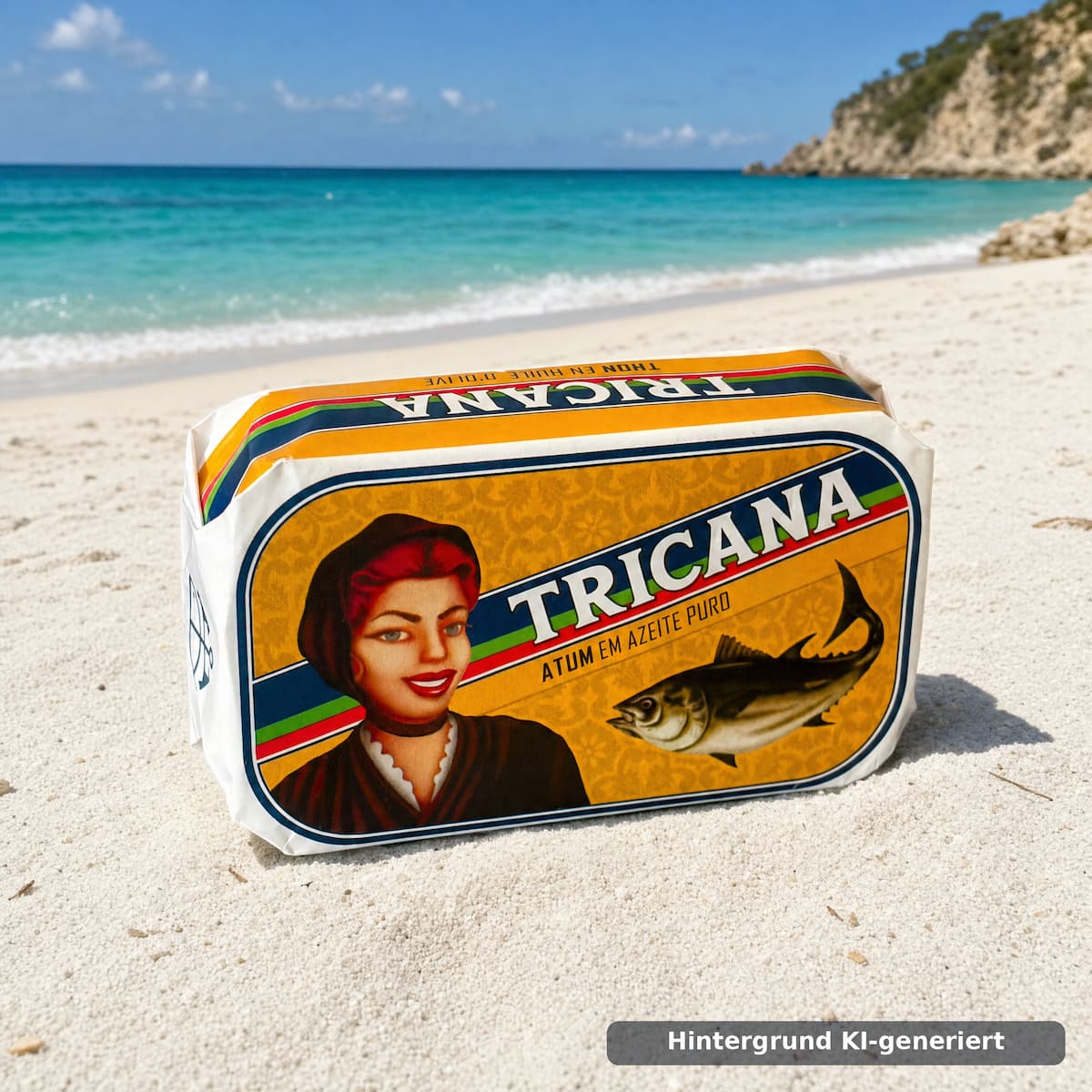Atum em Azeite Puro – Thunfischfilets in Olivenöl 120g Tricana