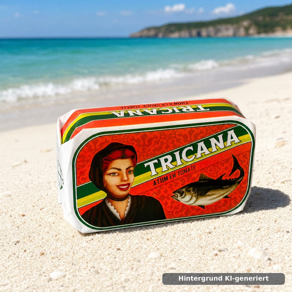 Filetes de Atum em Tomate – Thunfischfilets in Tomate 120g Tricana