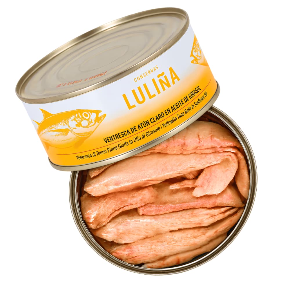 Ventresca – Thunfischbauch in Sonnenblumenöl, Großdose 900g Conservas Lulina Conservas Lulina