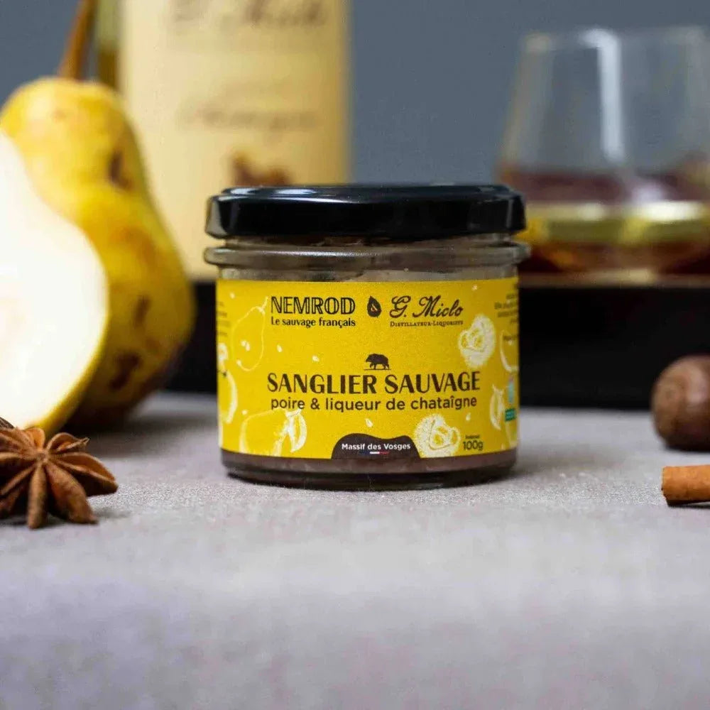 Wildschweinterrine mit Birnen und Schnaps - Wild - 100g - Nemrod - Maître Philippe & Filles