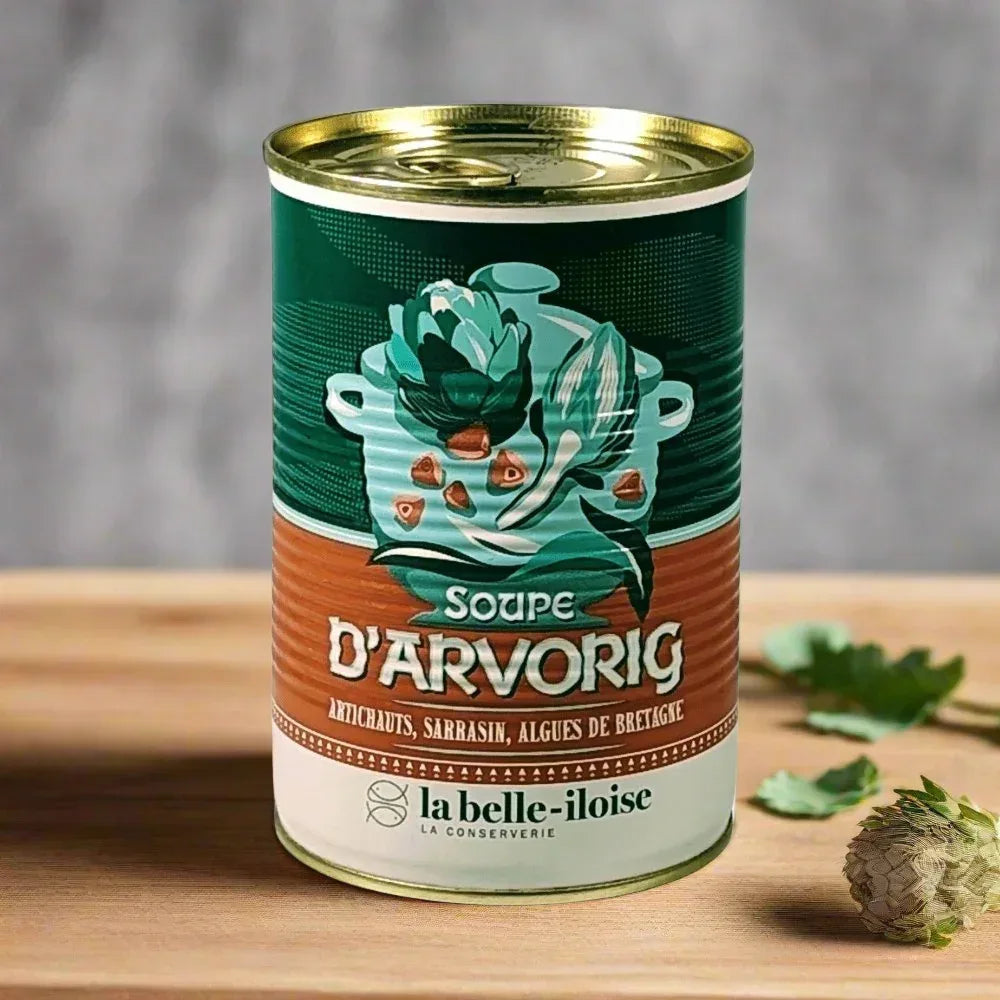 Arvorig-Suppe: Artischocken, Buchweizen, Algen aus der Bretagne - Belle Iloise - Maître Philippe & Filles