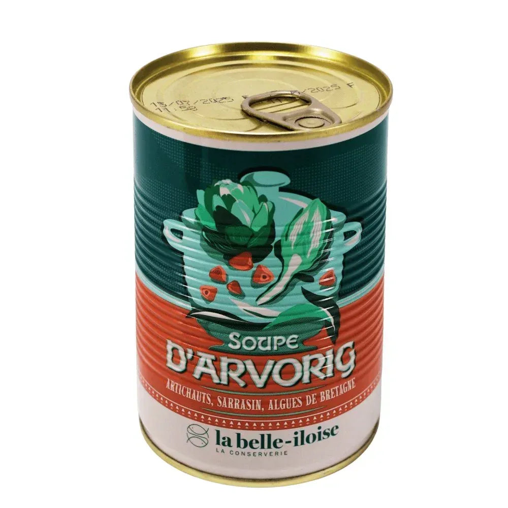 Arvorig-Suppe: Artischocken, Buchweizen, Algen aus der Bretagne Belle Iloise
