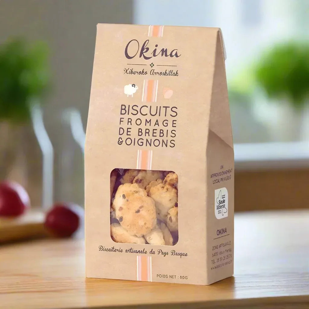 Biscuits mit Schafskäse und Zwiebeln aus Baskenland - Okina - Maître Philippe & Filles