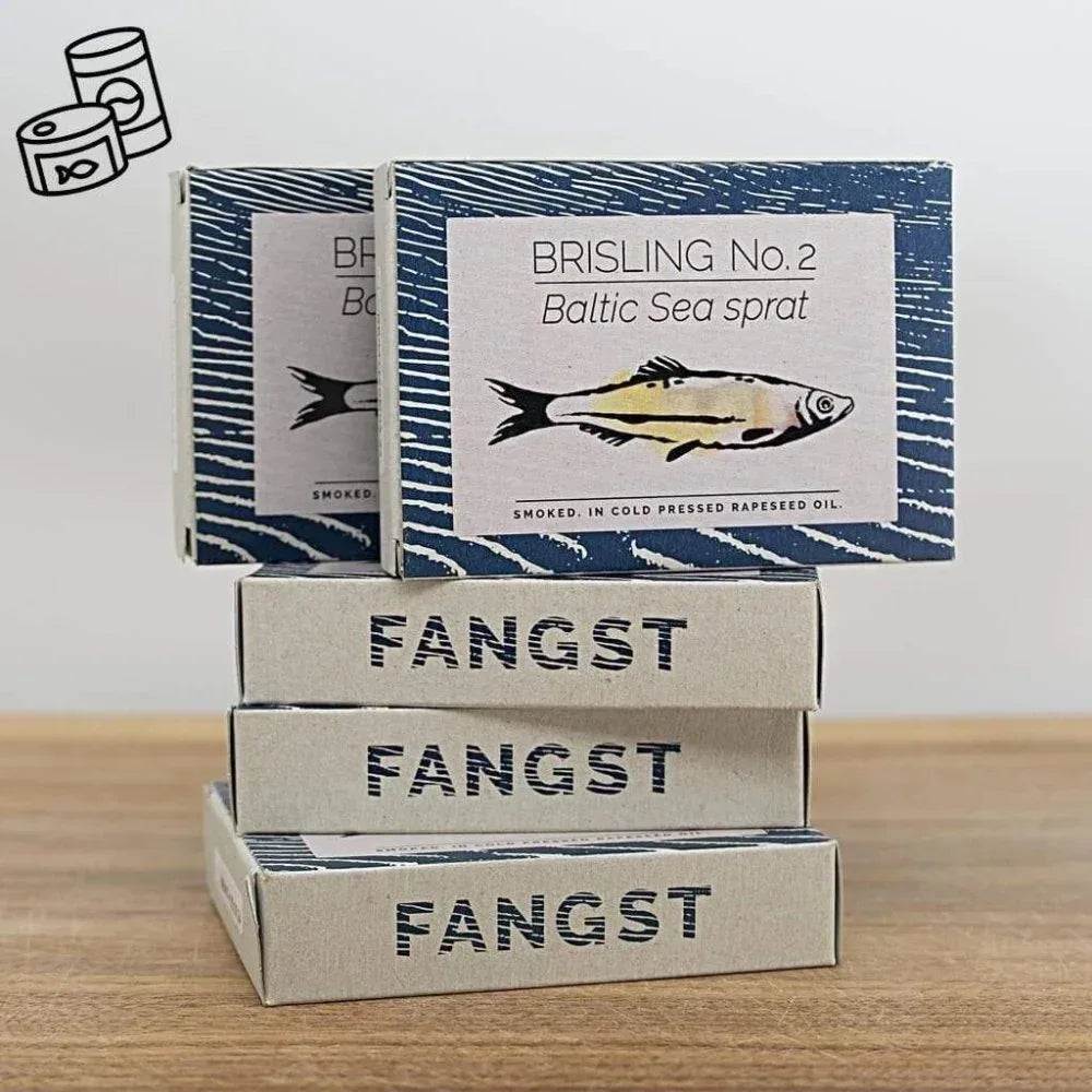 Brisling Nr. 2 Ostseesprotte, leicht geräuchert - Fangst Nordic - Maître Philippe & Filles