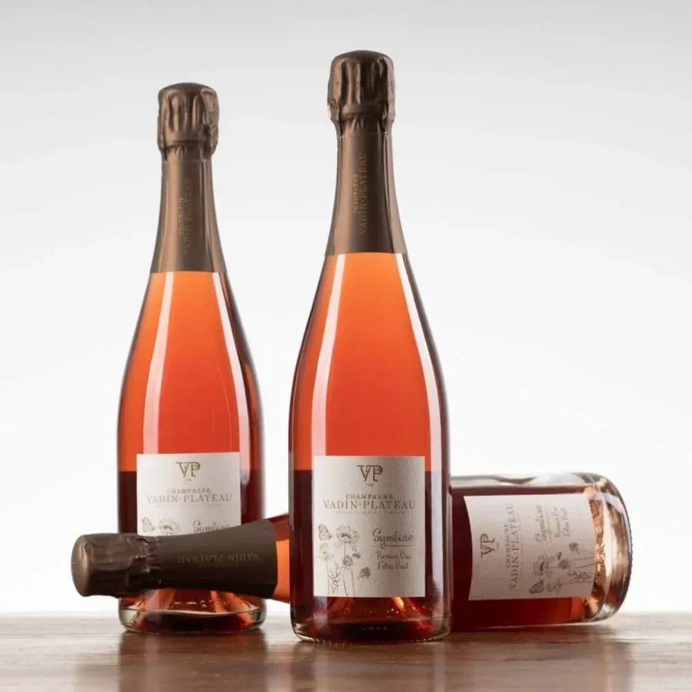 Champagne 1er Cru Rosé Cuvée Symbiose Champagne Vadin-Plateau