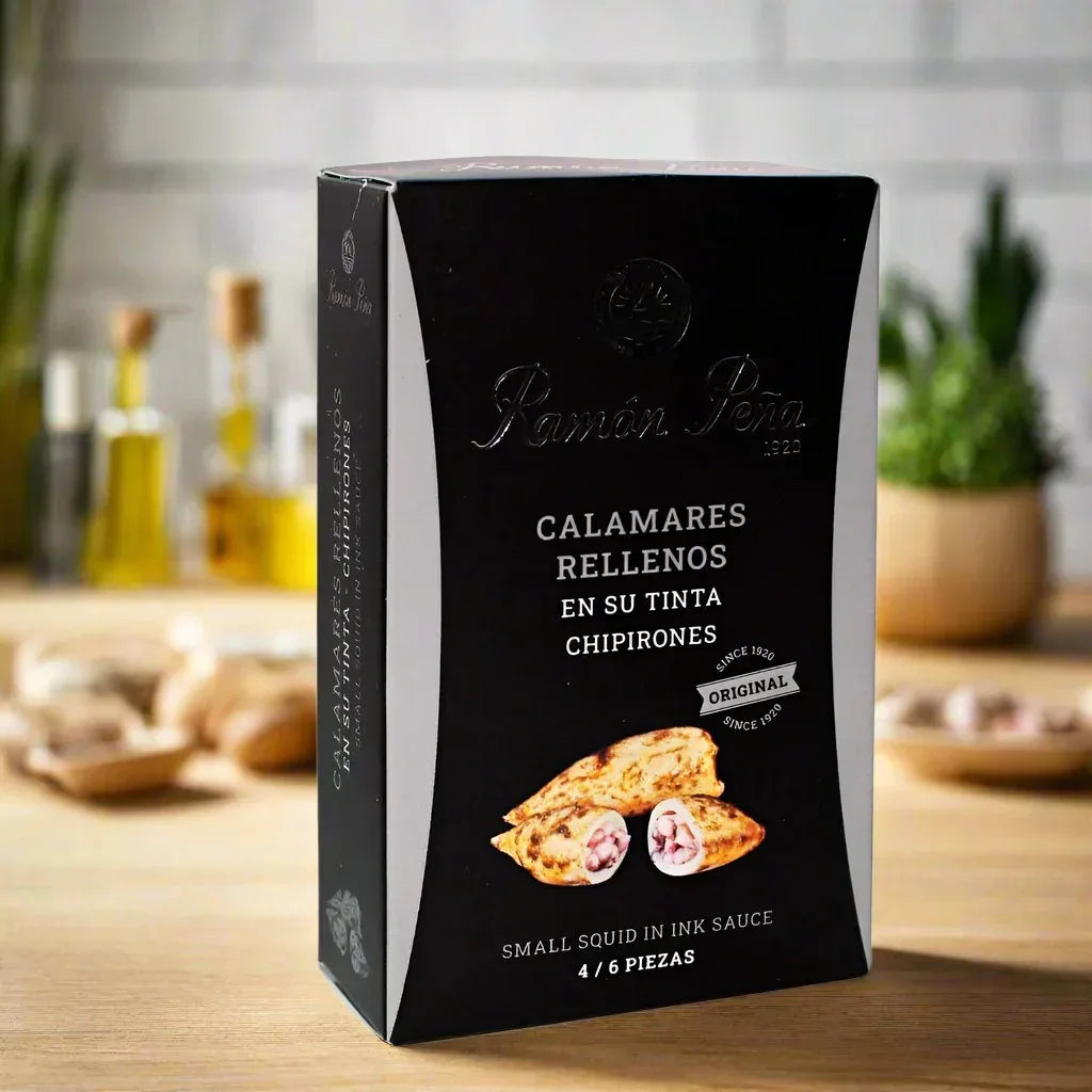 Chipirones in eigener Tinte (Kleine Tintenfische aus Galizien) - Ramon Pena - Maître Philippe & Filles