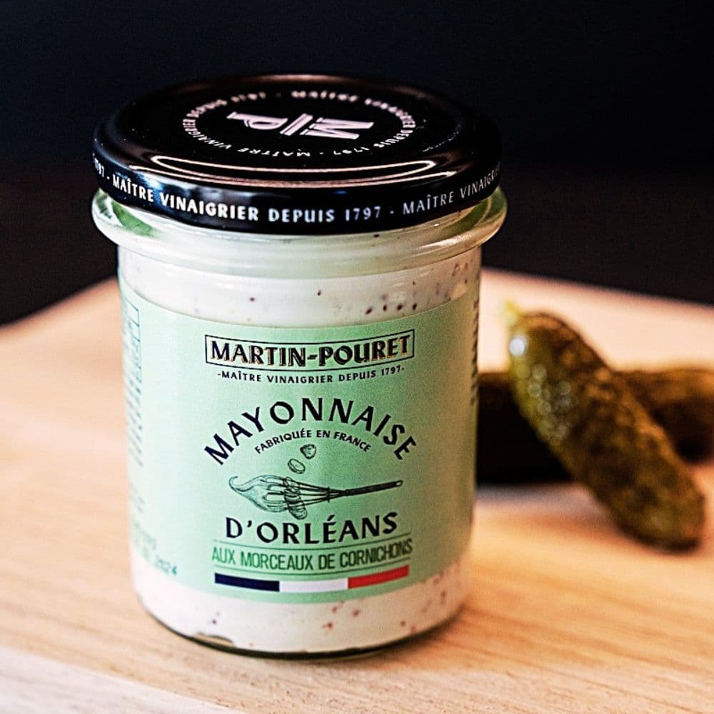 Cremige Senf-Mayonnaise aus Orléans mit Cornichons Martin Pouret