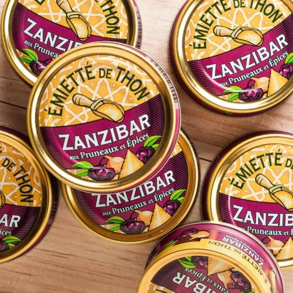 Émietté vom Thunfisch "Zanzibar" mit Dörrpflaumen und Gewürzen - Belle Iloise - Maître Philippe & Filles