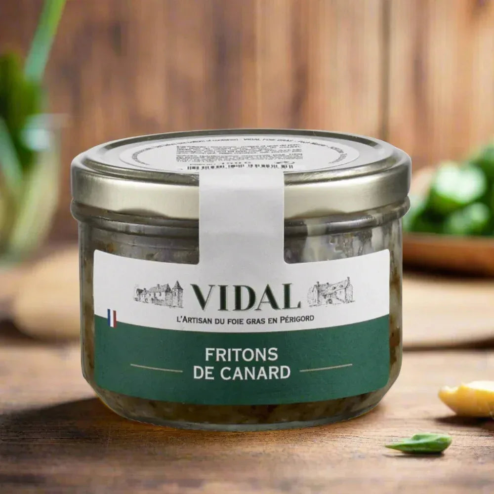 Enten-Fritons aus dem Périgord (kross gebratene Entengrieben) - Vidal - Maître Philippe & Filles