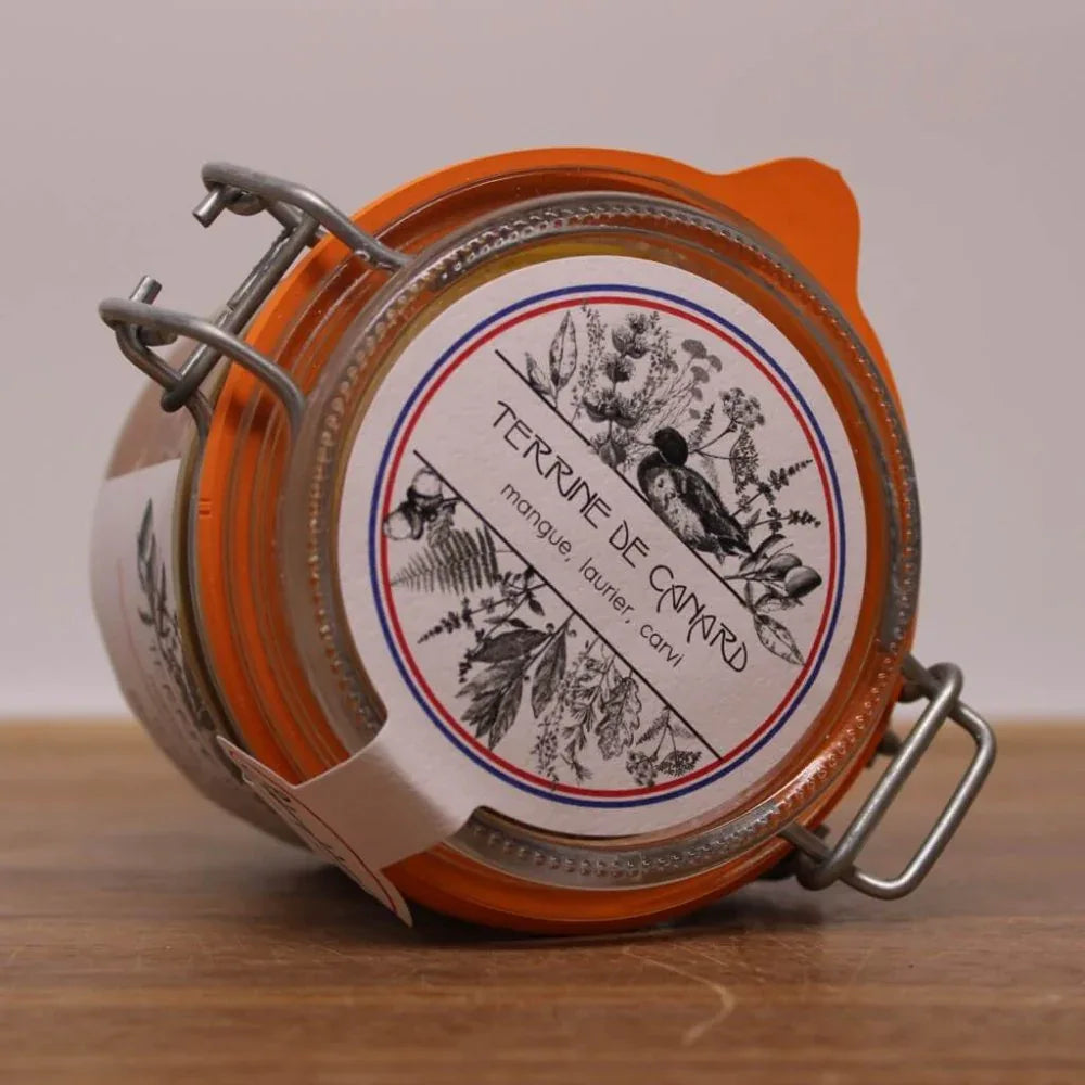 Enten-Terrine mit Mango, Lorbeer und Wiesen-Kümmel 200g Maison Telme