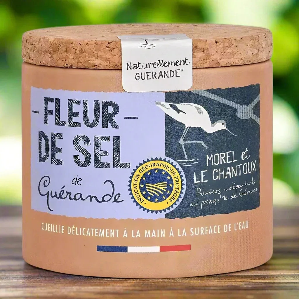 Fleur de Sel de Guérande mit Korkdeckel - Atelier du Sel- Morel et Le Chantoux - Maître Philippe & Filles