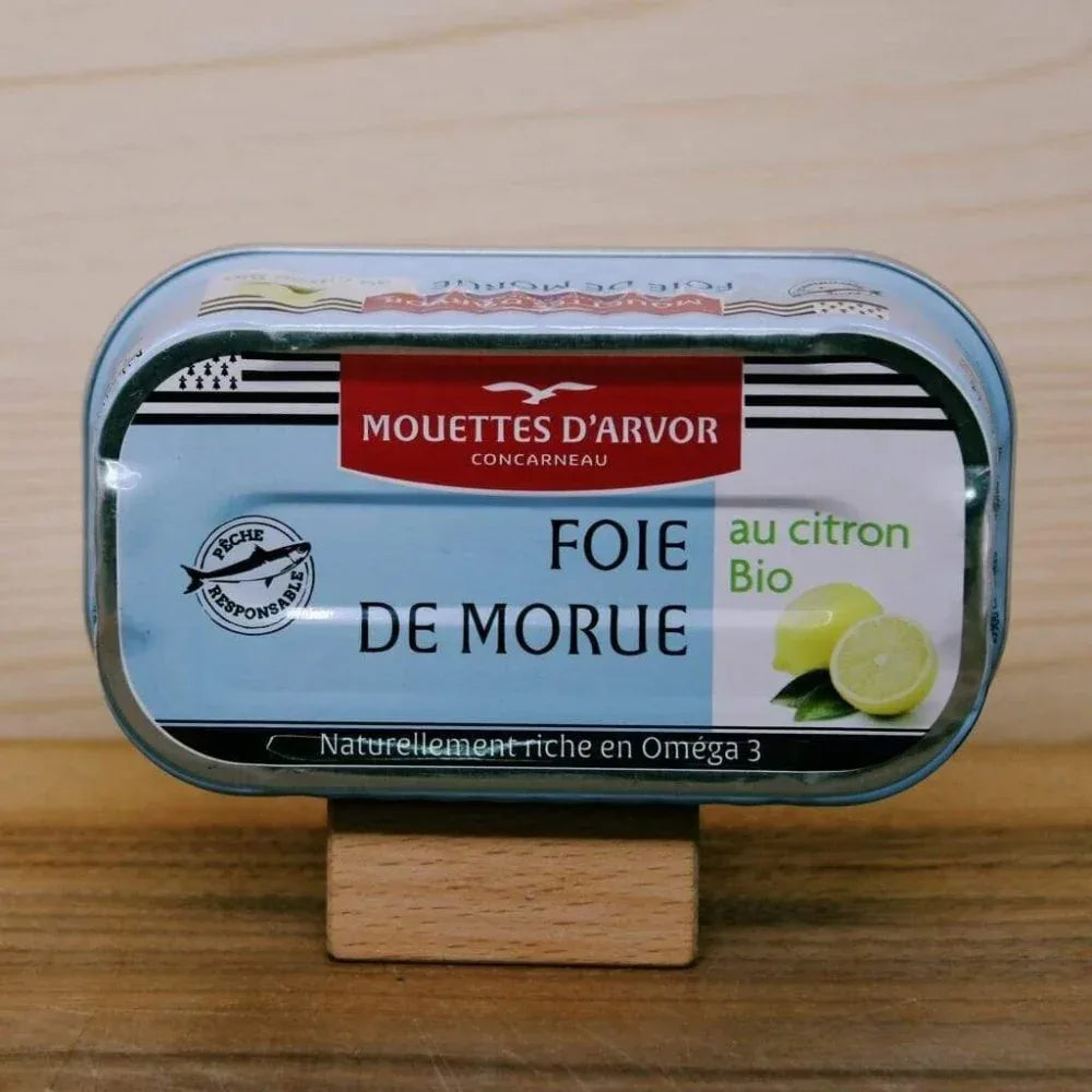 Geräucherte Dorschleber mit Zitrone - Mouettes Arvor - Maître Philippe & Filles