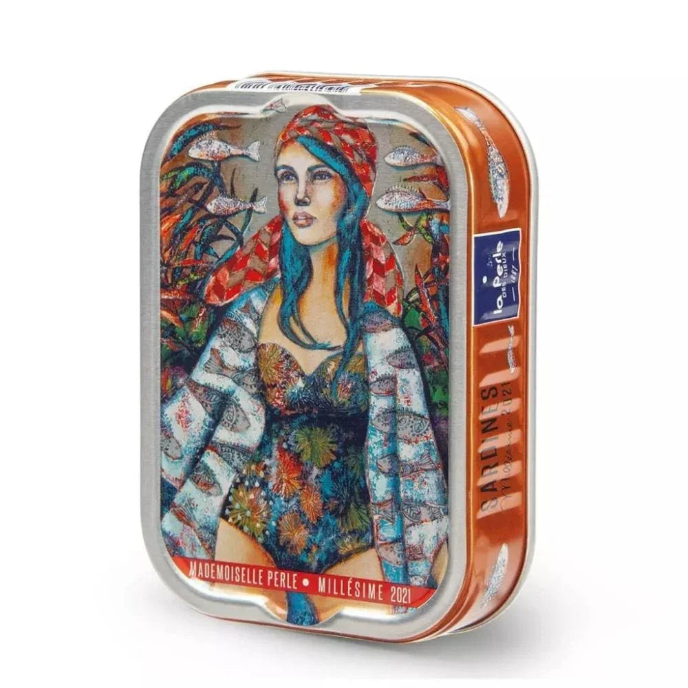 Jahrgangssardinen 2021 in Olivenöl (Mademoiselle Perle) - Perle des Dieux - Maître Philippe & Filles