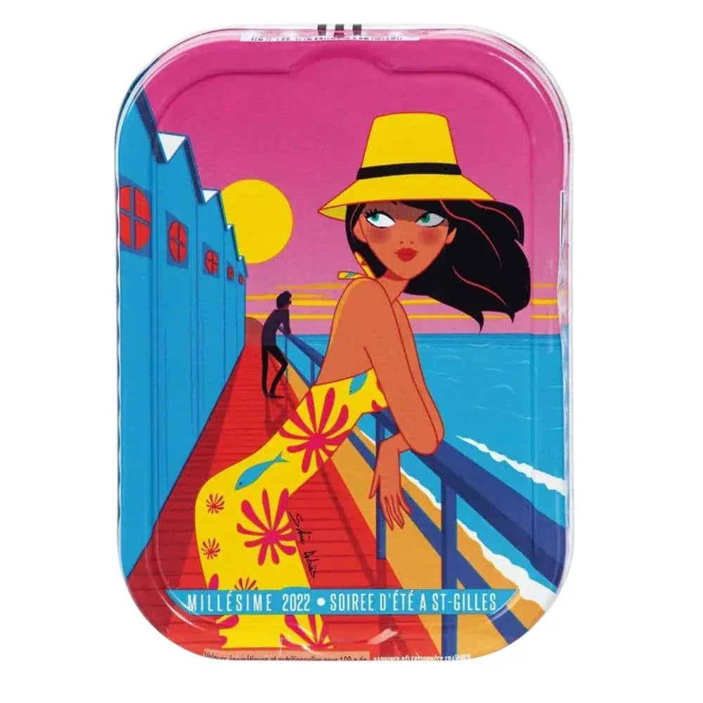 Jahrgangssardinen 2022 Solène Debiès "Soirée d'été" - Perle des Dieux - Maître Philippe & Filles