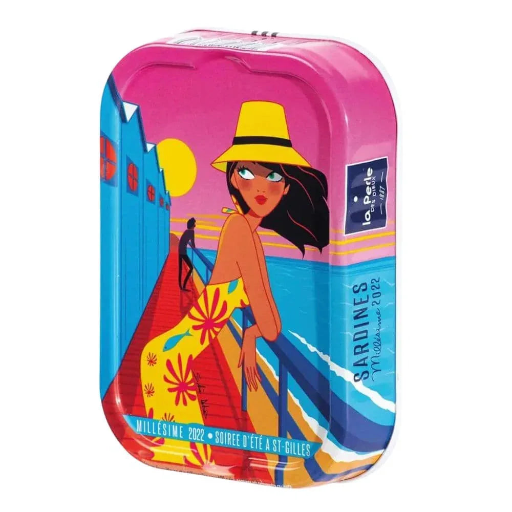 Jahrgangssardinen 2022 Solène Debiès "Soirée d'été" - Perle des Dieux - Maître Philippe & Filles