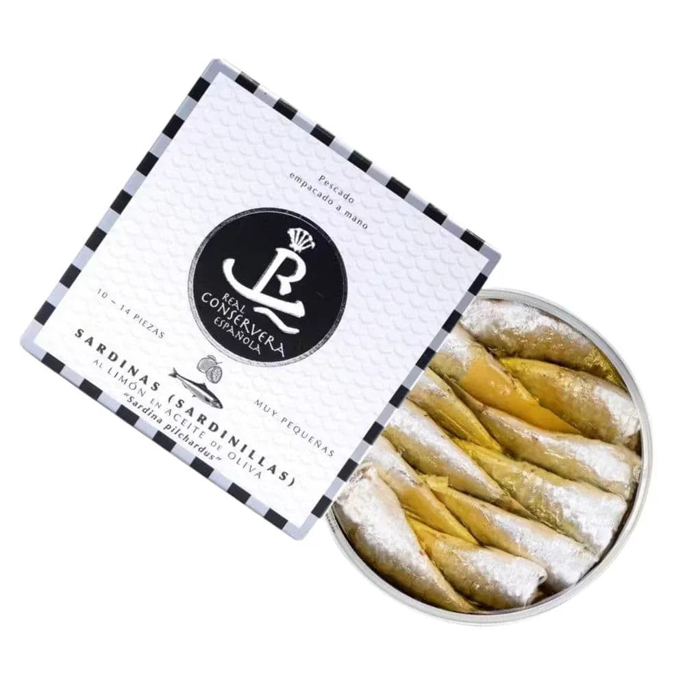 Sardinillas con Limón en Aceite de Oliva (Kleine Sardinen mit Zitrone) - Real Conservera Española - Maître Philippe & Filles