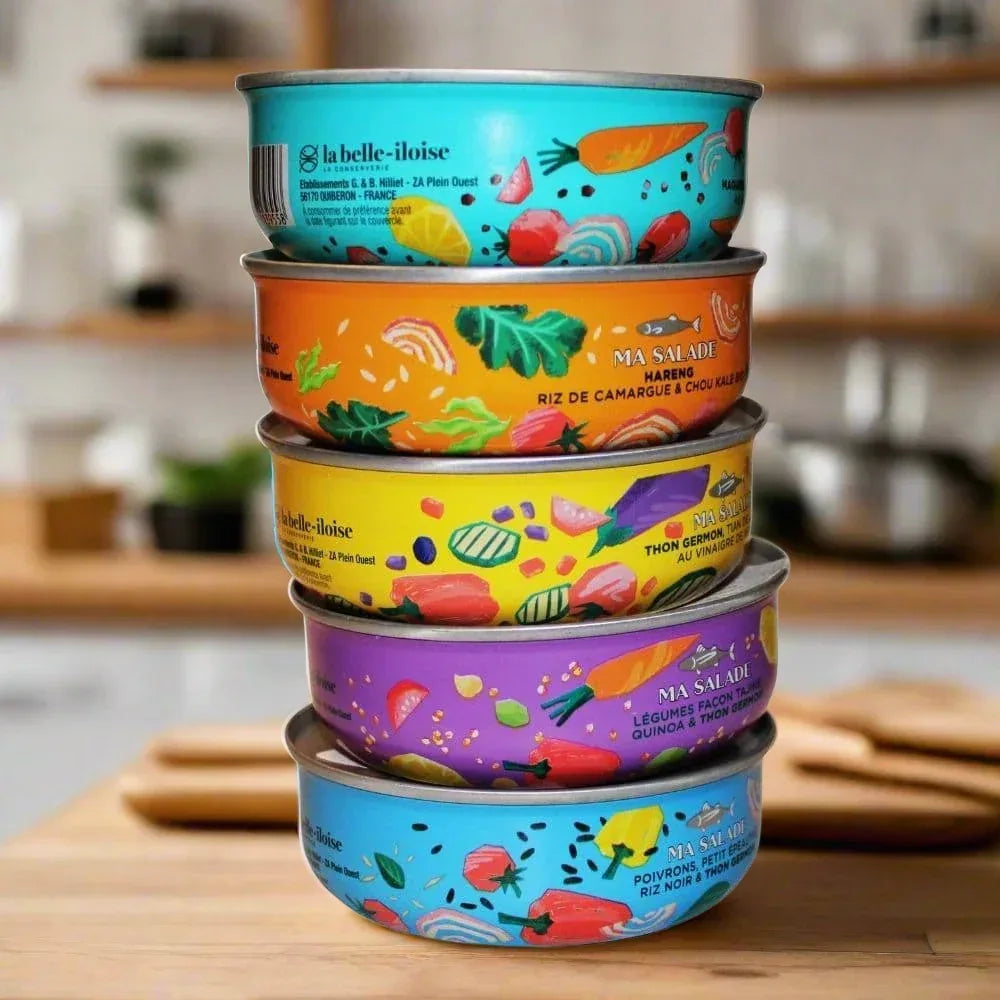 Kollektion 5 leckere Fisch-Salate La Belle-Iloise - Belle Iloise - Maître Philippe & Filles