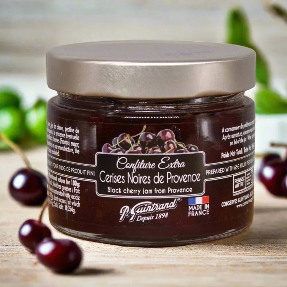Konfitüre von schwarzen Kirschen aus dem Rhône-Tal - Conserves Guintrand - Maître Philippe & Filles