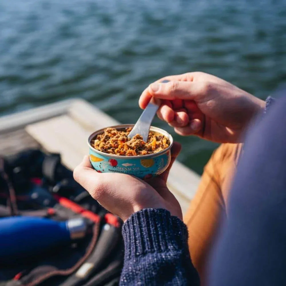 Makrelen-Salat mit Karotten und Linsen Beluga - Belle Iloise - Maître Philippe & Filles
