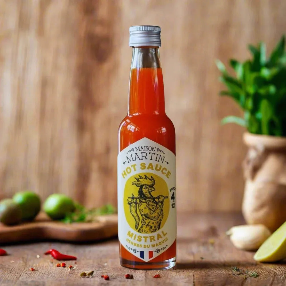 Mistral Chili-Sauce - mit Kräuter der Provence - Stärke 4/12 Maison Martin