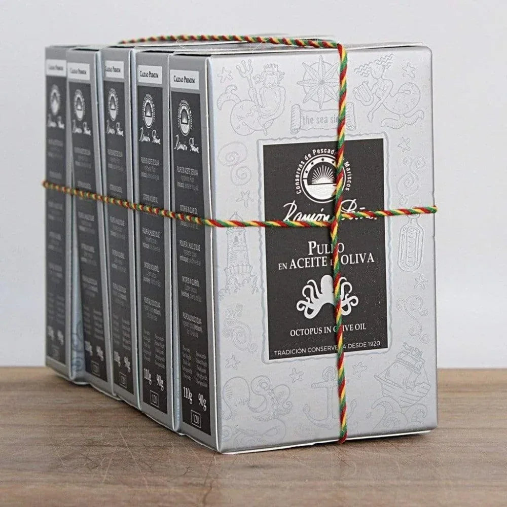 Oktopus-Medaillons in Olivenöl, Ramon Penã - Ramon Pena - Maître Philippe & Filles