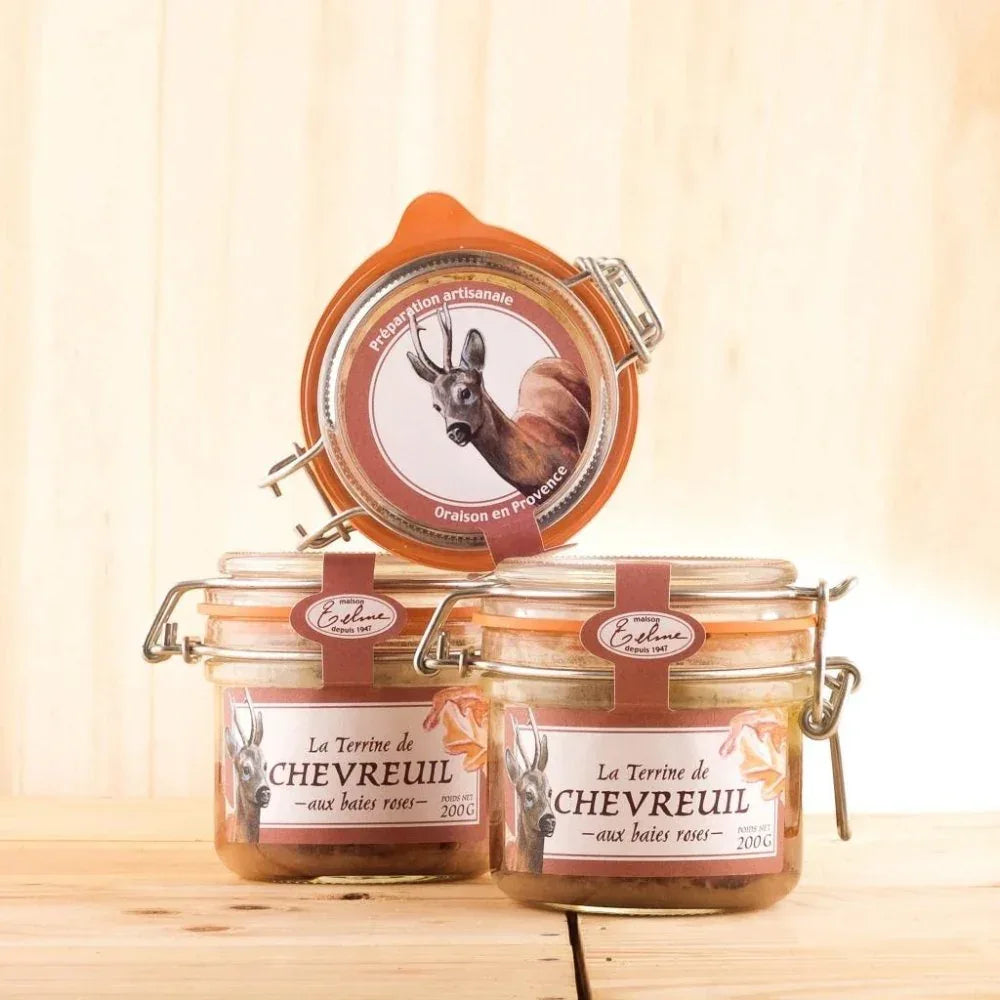 Reh-Terrine mit rosa Pfeffer 200g - Maison Telme - Maître Philippe & Filles