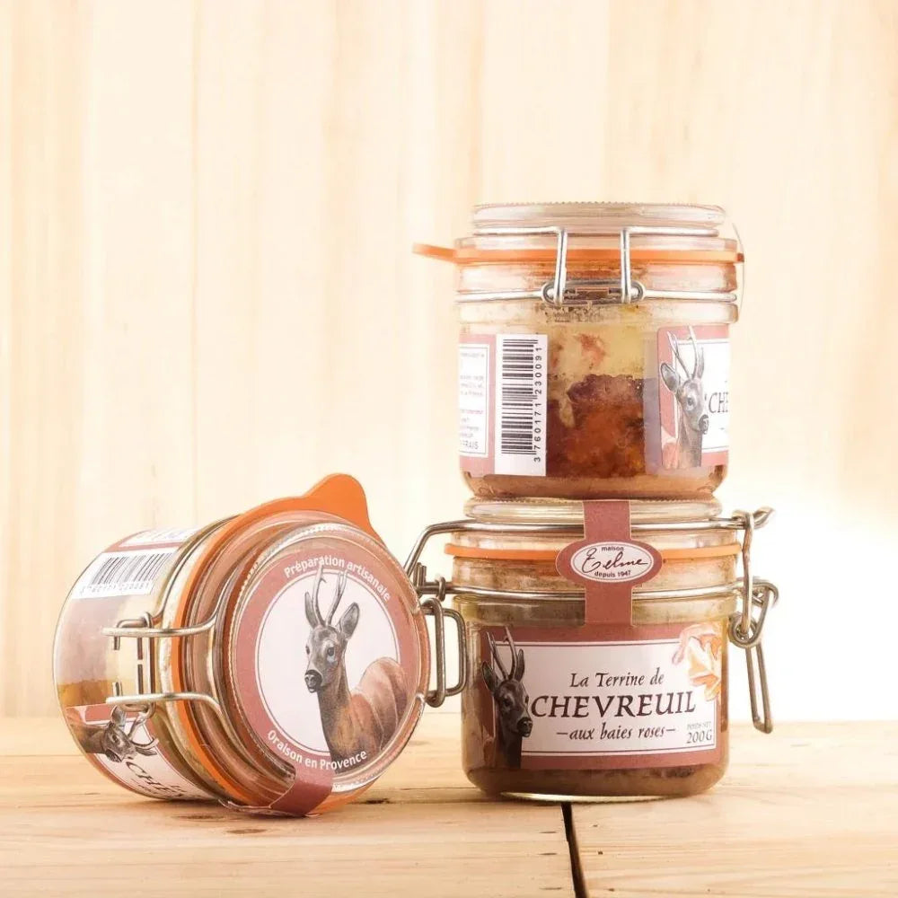 Reh-Terrine mit rosa Pfeffer 200g - Maison Telme - Maître Philippe & Filles
