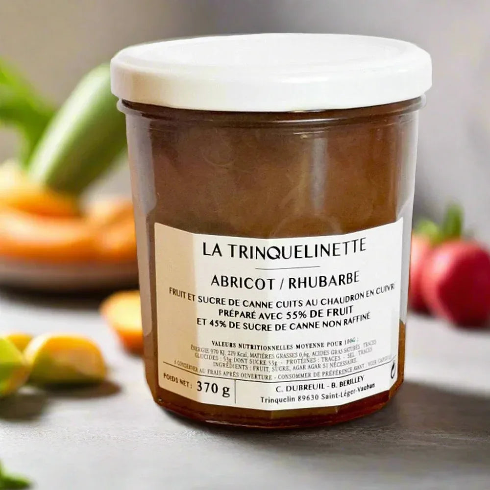 Rhabarber-Aprikose Konfitüre - La Trinquelinette - Maître Philippe & Filles