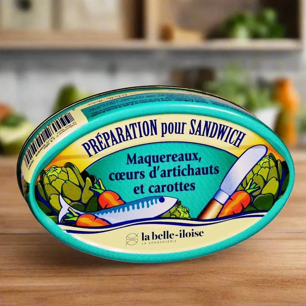 Sandwichcreme mit Makrele Artischockenherzen und Karotten - Belle Iloise - Maître Philippe & Filles