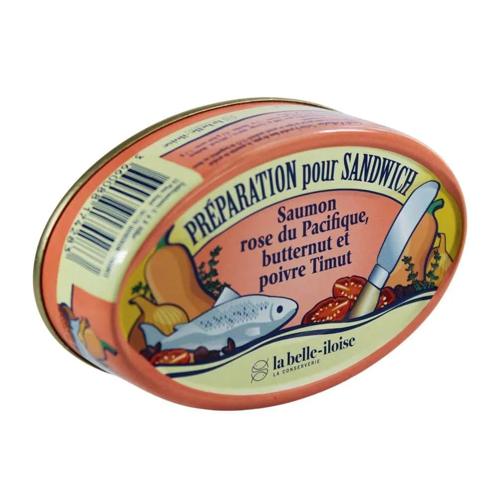 Sandwichcreme mit pazifischer Lachs, Butternut und Timut-Pfeffer - Belle Iloise - Maître Philippe & Filles